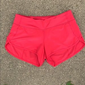 Pink Lululemon Shorts Size 6